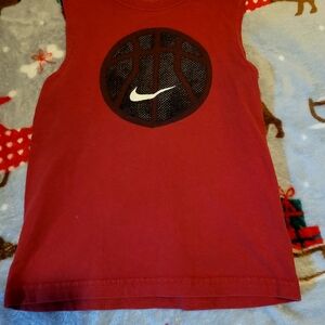 Nike Kids Red Basketball Tank Top